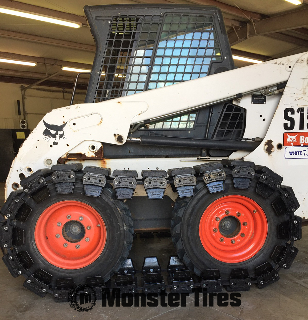 McLaren Skid Steer Over The Tire Tracks