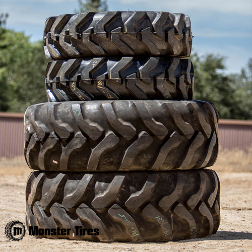 Backhoe Tires Front Rear Tire Set